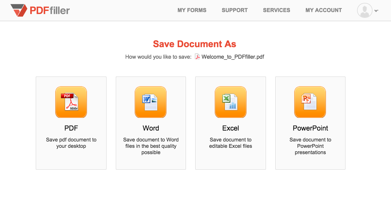 Save a PDF to DOC
