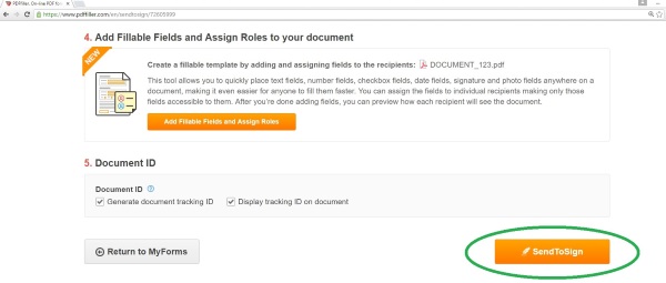 sign document, sign a digital document, Send To Sign, add signature pdf, digital signature, signature request, PDFfiller