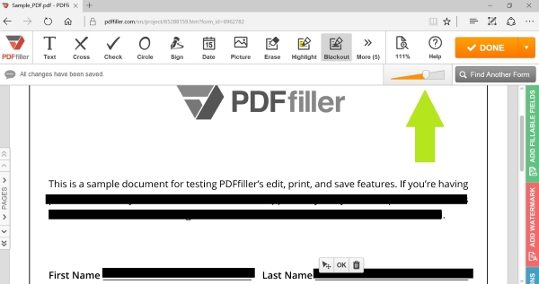 redact PDF, redact pdf tool, edit a PDF document, PDFfiller, blackout-pdf, how to black out pdf