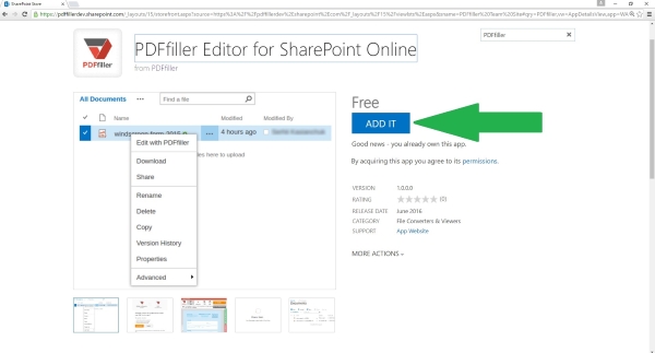 SharePoint and PDFfiller, SharePoint, PDFfiller, integrate SharePoint, PDFfiller integrations