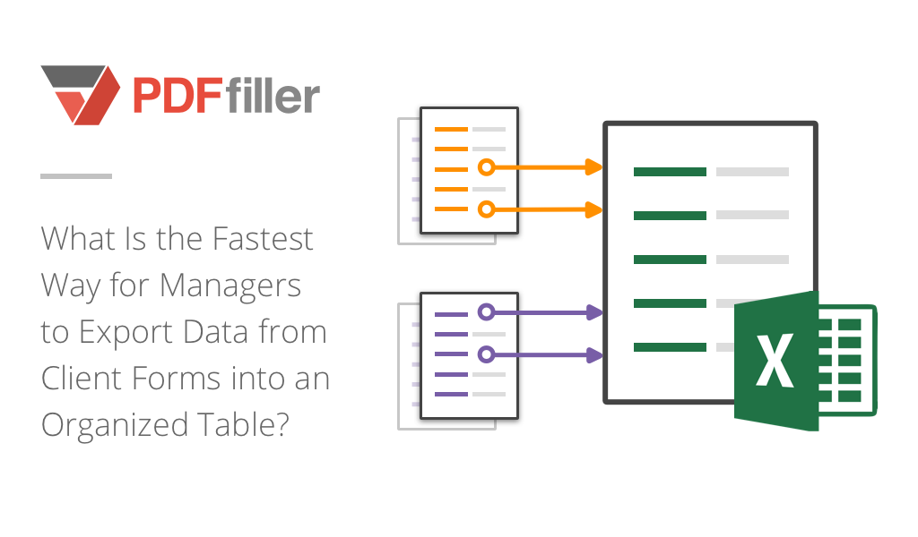 Collect data from filled in forms and documents online