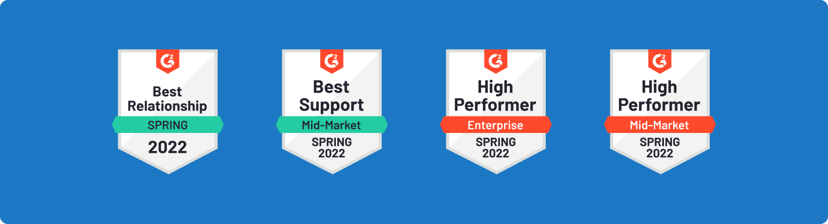 pdfFiller G2 badges - Performance Based