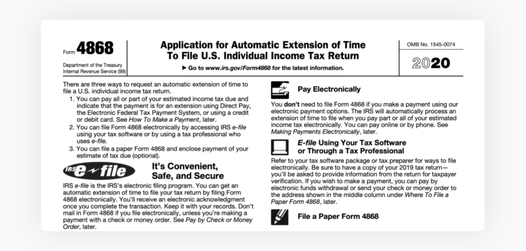 irs-form-4868-application-for-automatic-extension-of-time-to-file ...