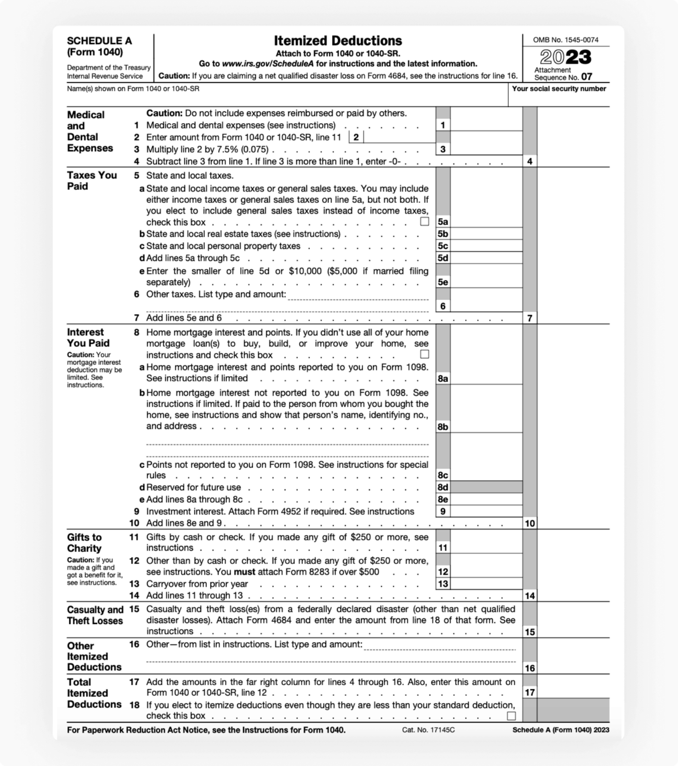 Is Schedule A And Schedule 1 The Same