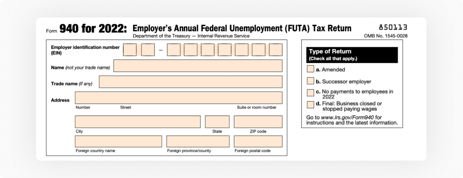 Form 940 instructions when to use and how to file