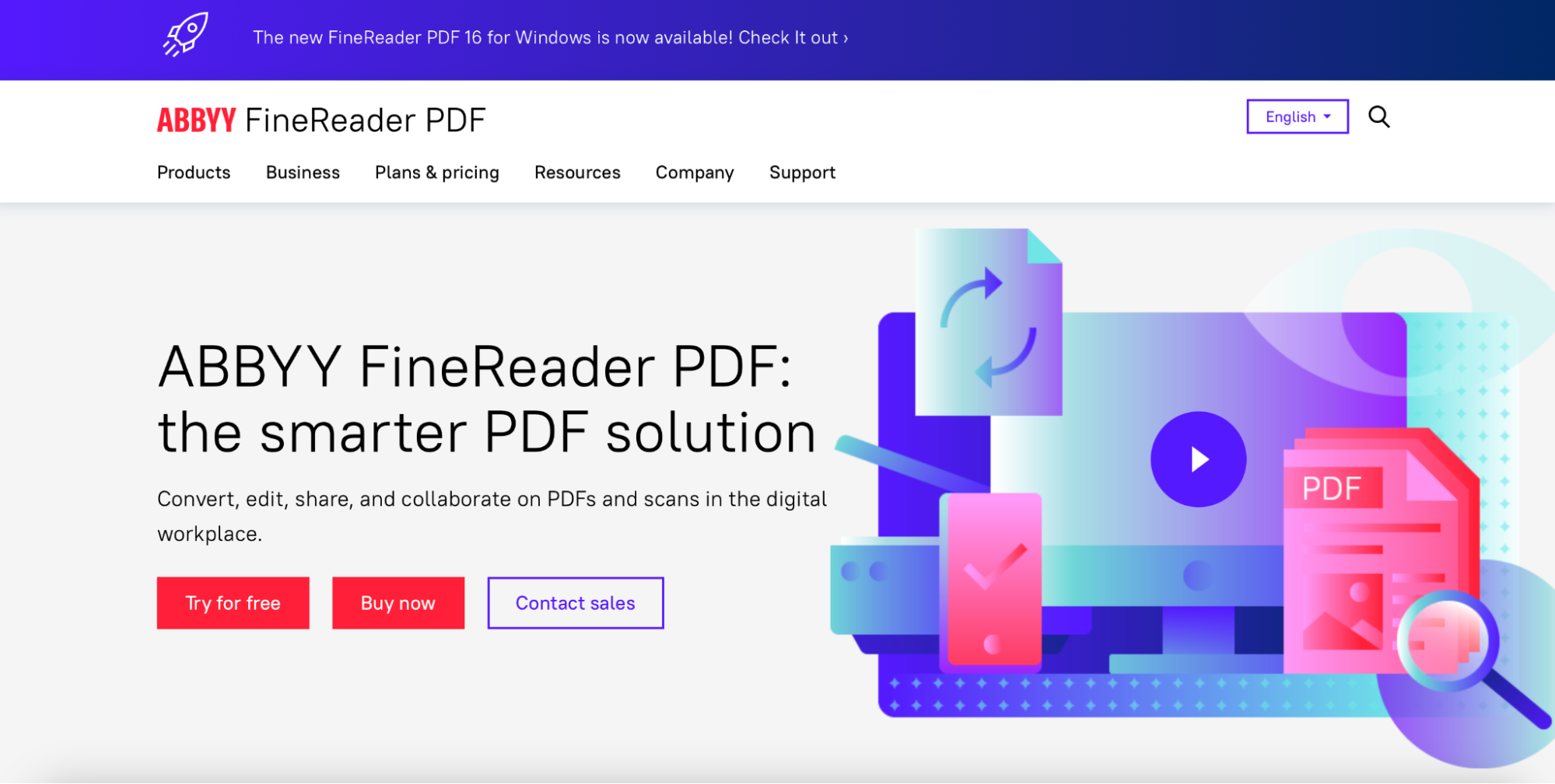 ABBYY Finereader PDF Corporate 16 Windows (Instant Download) 